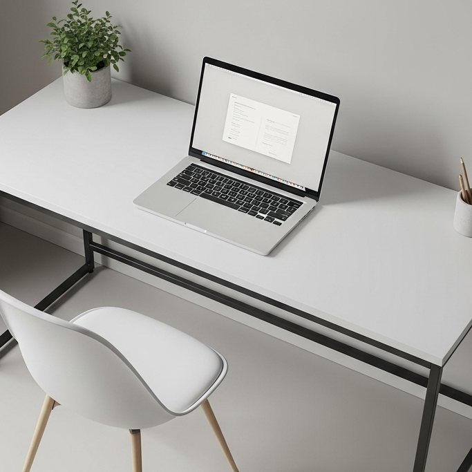Minimal home ofice Desk